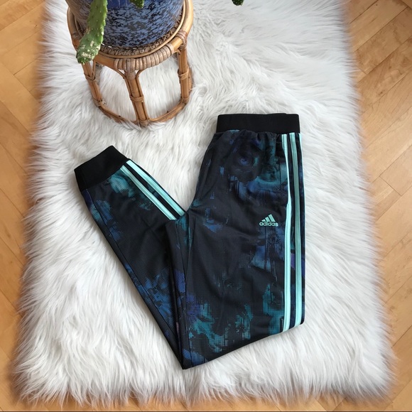 adidas Pants - Adidas floral jogger pants